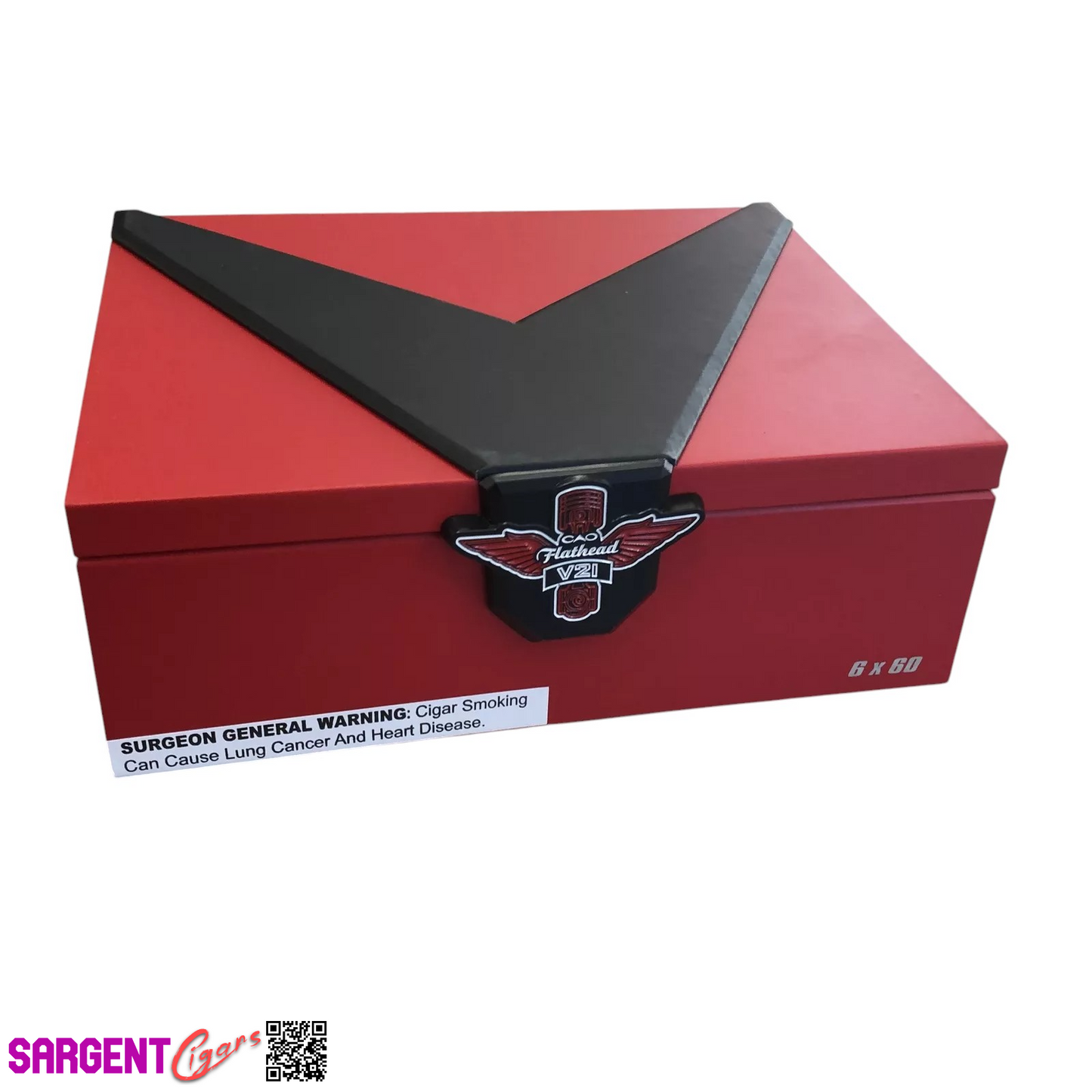 CAO Flathead V21 660 Empty Wooden Cigar Box 9.25x7x3.5