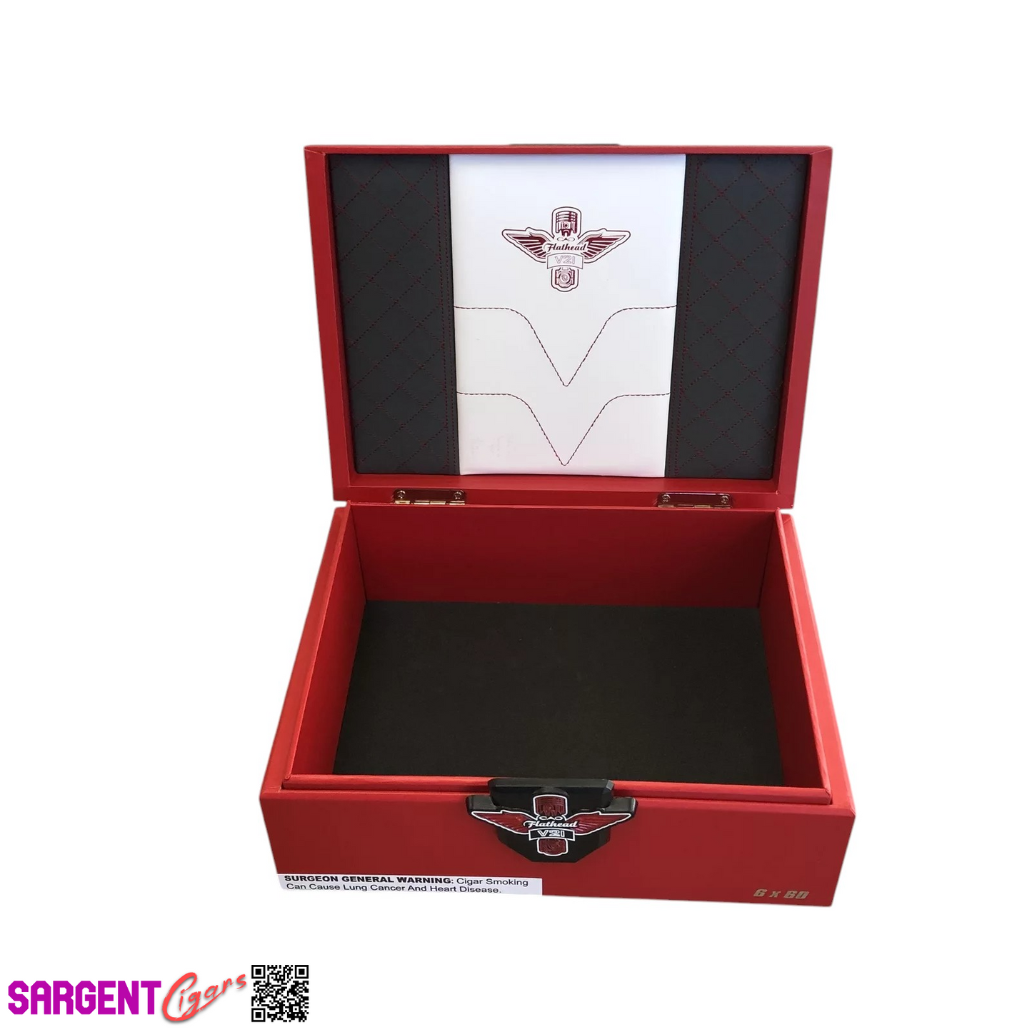 CAO Flathead V21 660 Empty Wooden Cigar Box 9.25x7x3.5