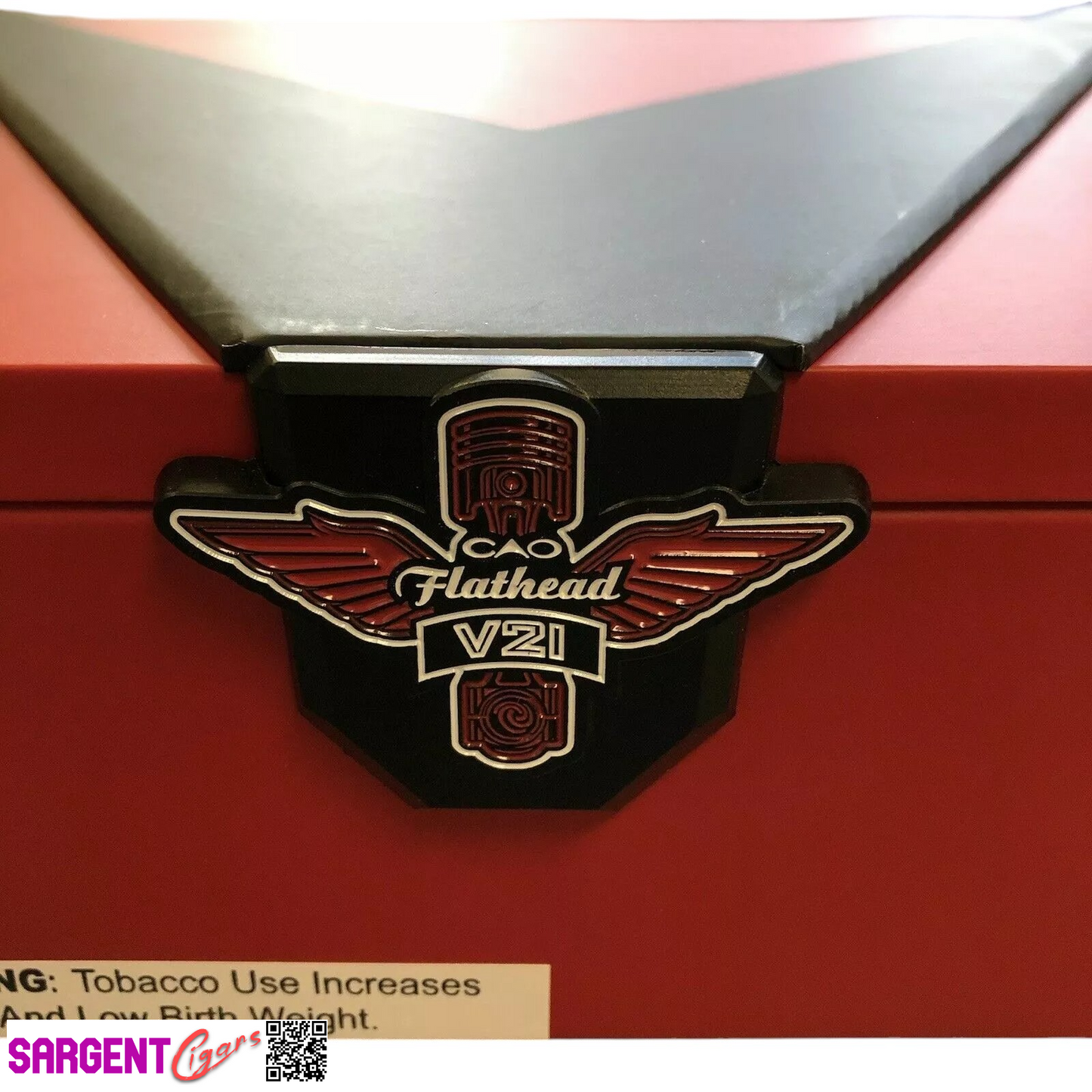 CAO Flathead V21 660 Empty Wooden Cigar Box 9.25x7x3.5