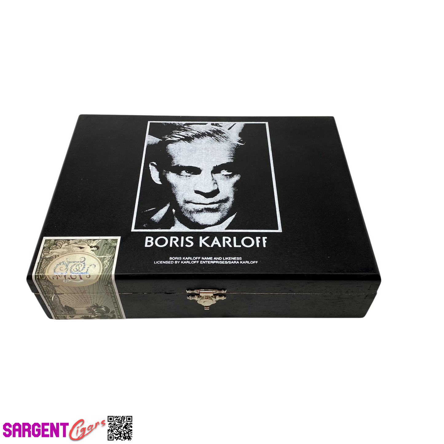 Tatuaje Boris Karloff Empty Wooden Cigar Box 8.75x6.5x2