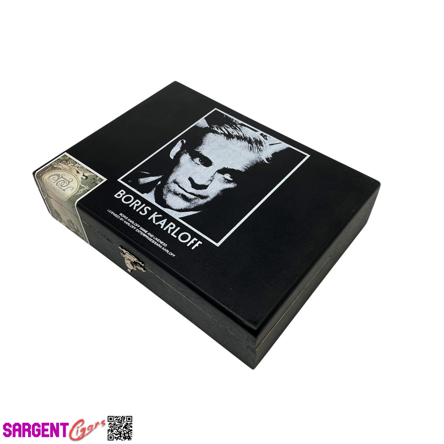 Tatuaje Boris Karloff Empty Wooden Cigar Box 8.75x6.5x2