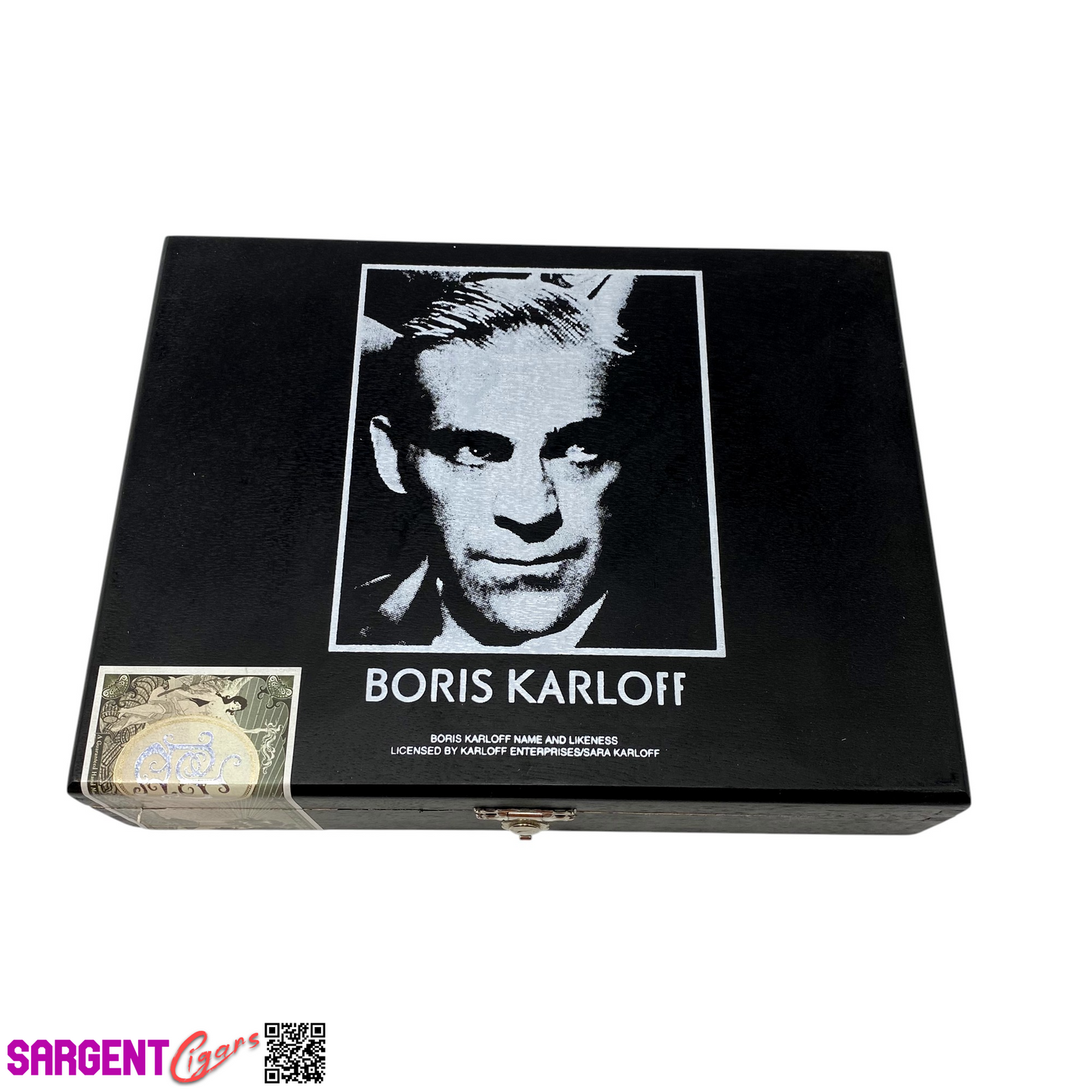 Tatuaje Boris Karloff Empty Wooden Cigar Box 8.75x6.5x2