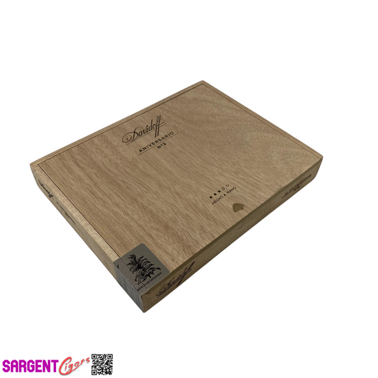 Davidoff Anniversario No3 Empty Wooden Cigar Box 8.5x6.75x1.25
