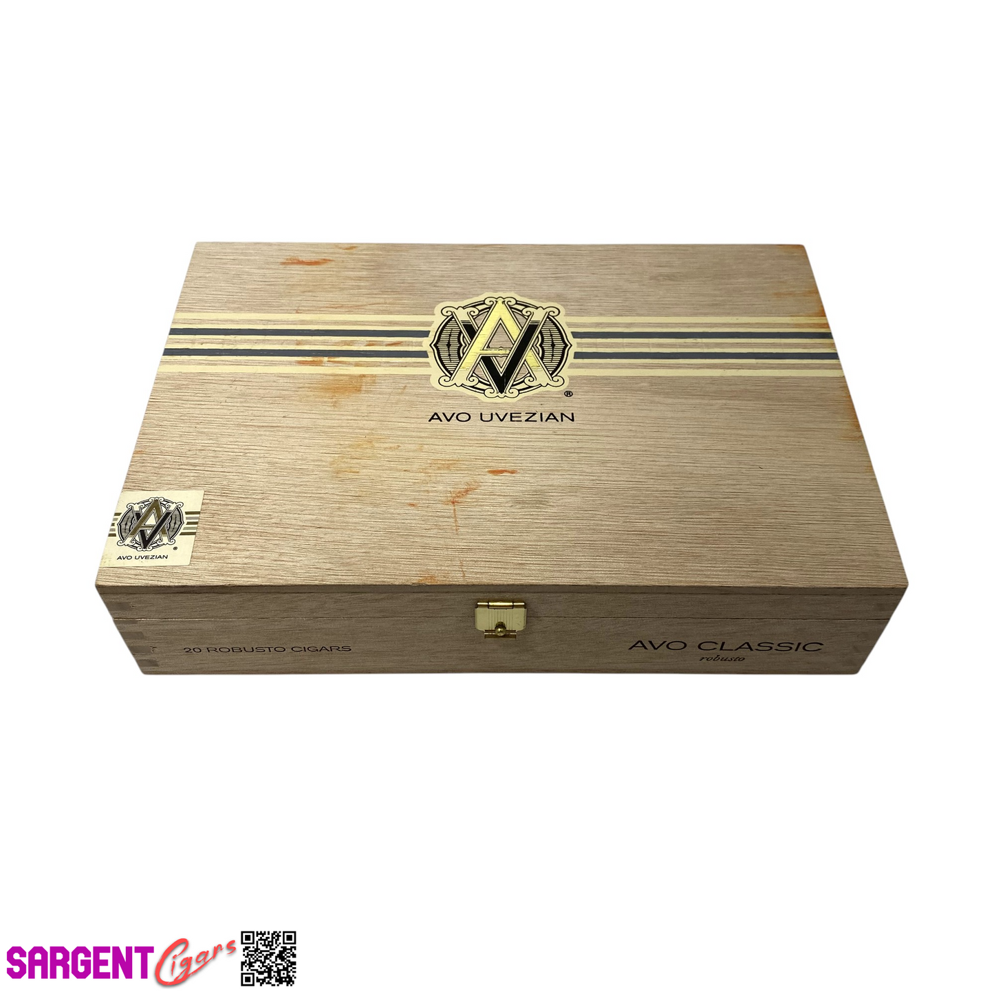 Avo Classic Robusto Empty Wooden Cigar Box 9x6x2 (1)