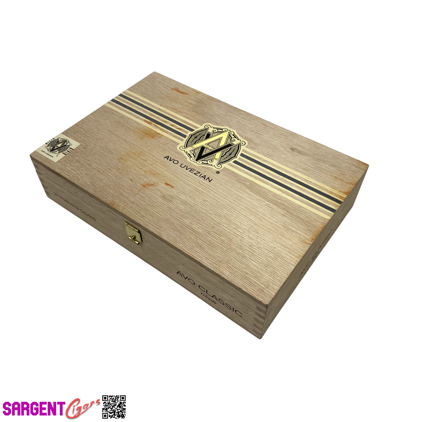 Avo Classic Robusto Empty Wooden Cigar Box 9x6x2 (1)