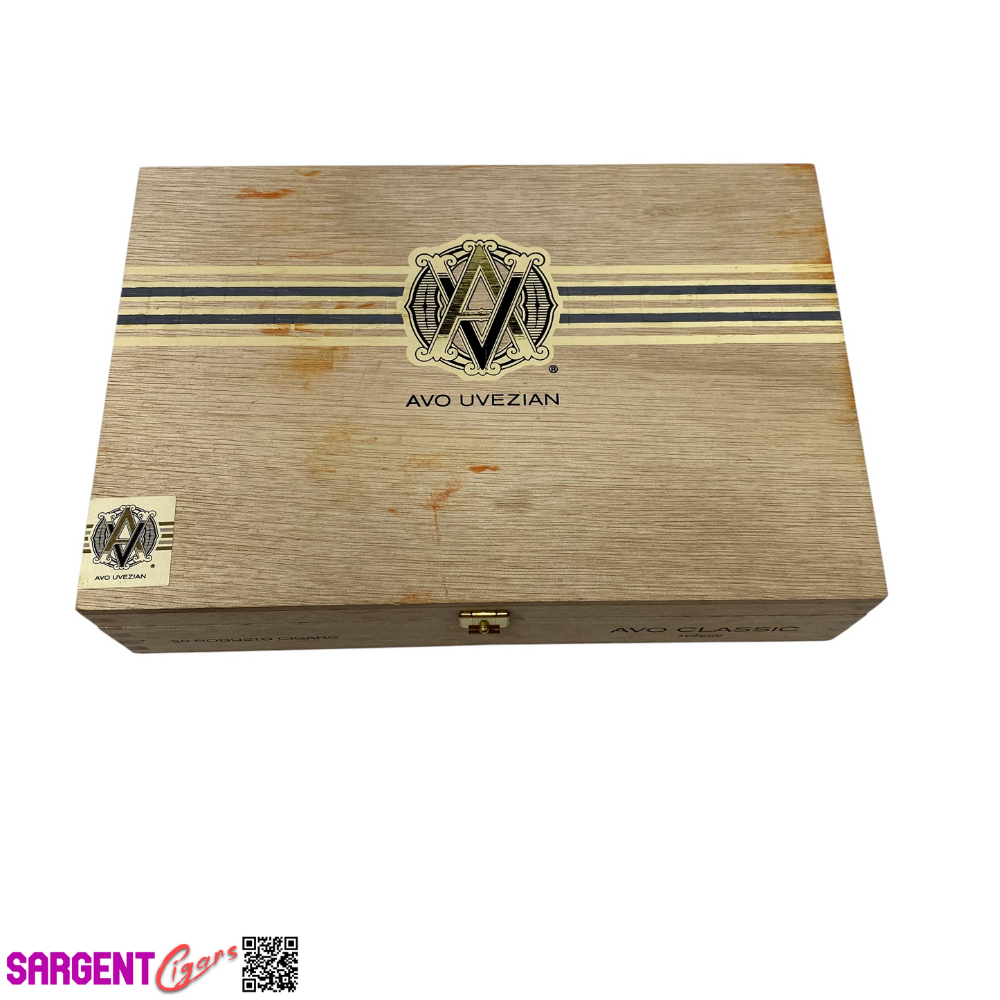 Avo Classic Robusto Empty Wooden Cigar Box 9x6x2 (1)