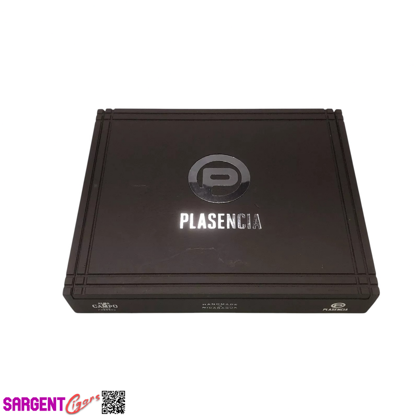 Plasencia Alma Del Campo Travesia Brown Empty Wooden Cigar Box 10x8.25x1.5