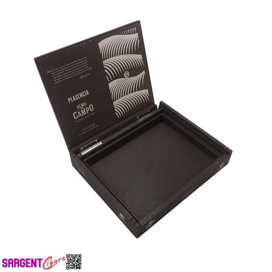 Plasencia Alma Del Campo Travesia Brown Empty Wooden Cigar Box 10x8.25x1.5