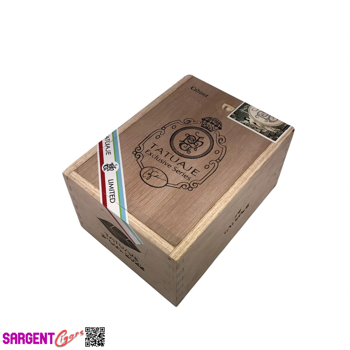 Tatuaje Exclusive Series PCA 2023 Empty Wooden Cigar Box 4.75x7.25x3.75