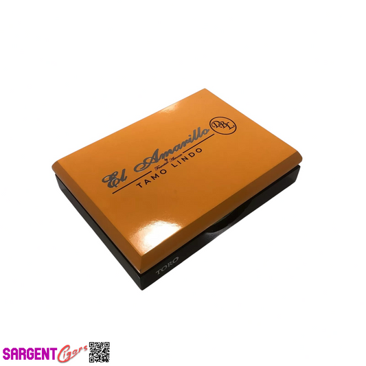 DBL Tamo Lindo El Amarillo Toro Empty Wooden Cigar Box 9.5x7x2