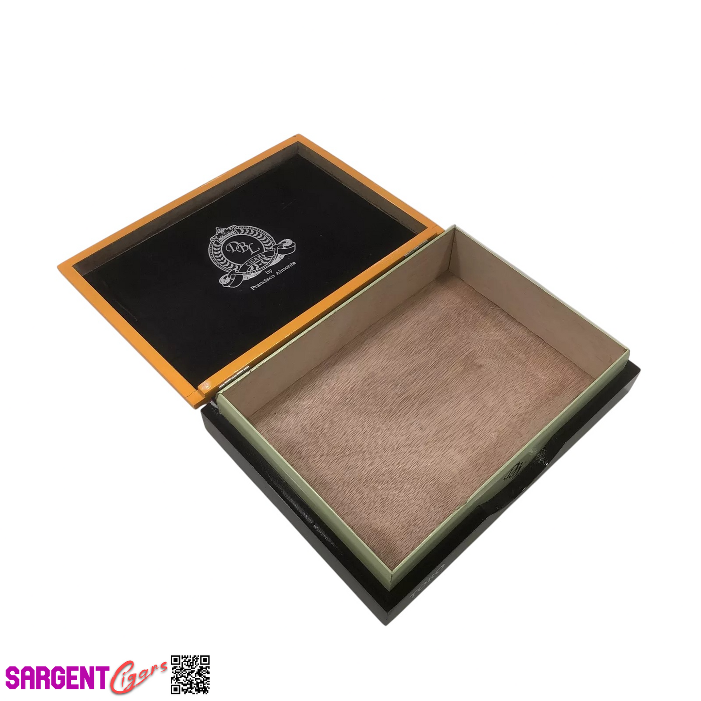 DBL Tamo Lindo El Amarillo Toro Empty Wooden Cigar Box 9.5x7x2