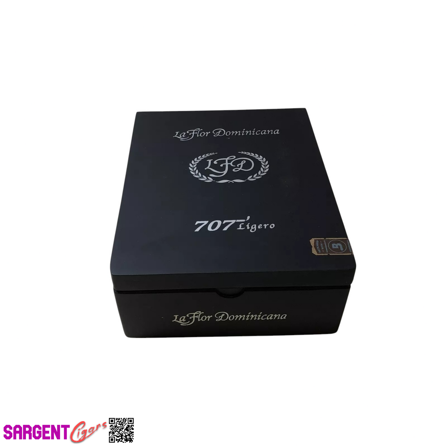 LFD 707 Empty Wooden Cigar Box 6x7.5x2.75