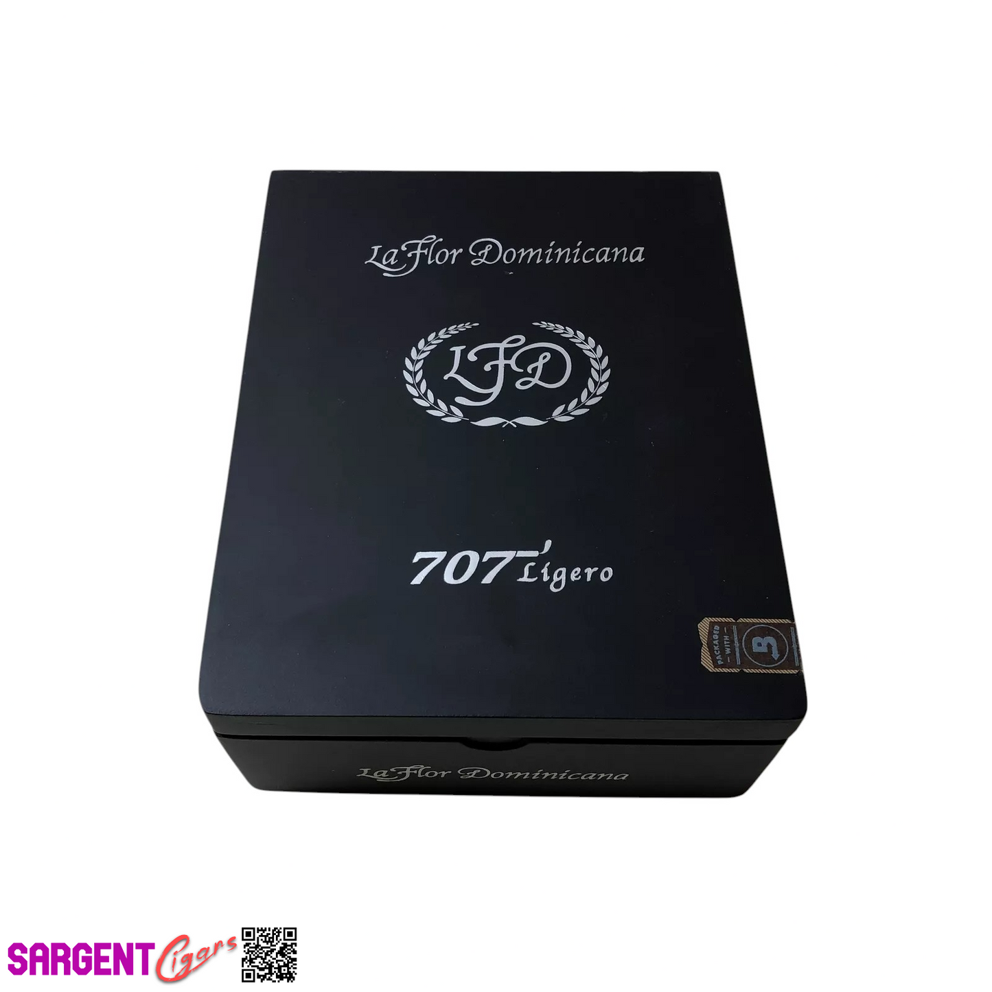 LFD 707 Empty Wooden Cigar Box 6x7.5x2.75