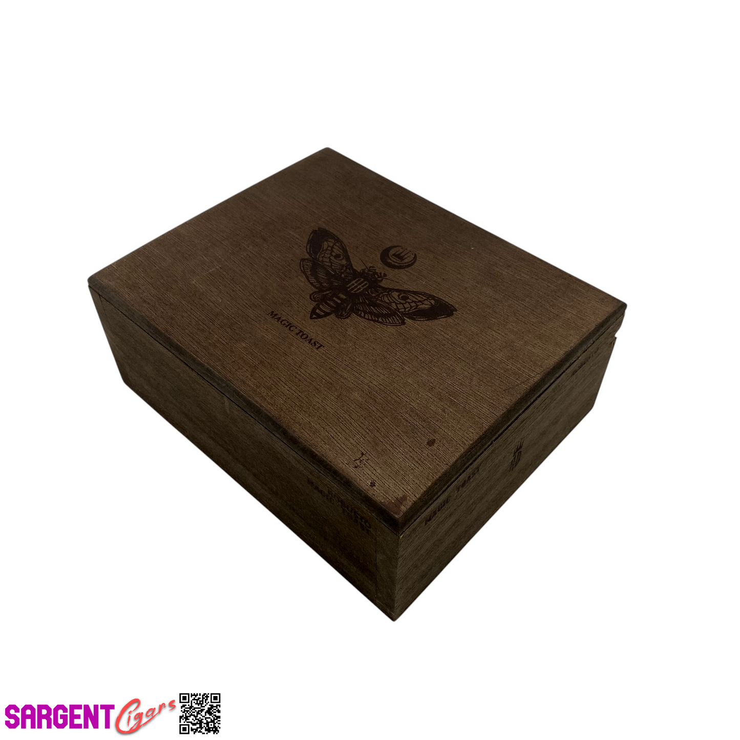 Alec Bradley Magic Toast Robusto Empty Wooden Cigar Box 7.25x6x2.75