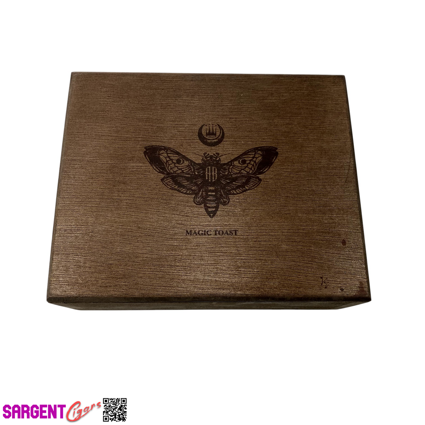 Alec Bradley Magic Toast Robusto Empty Wooden Cigar Box 7.25x6x2.75