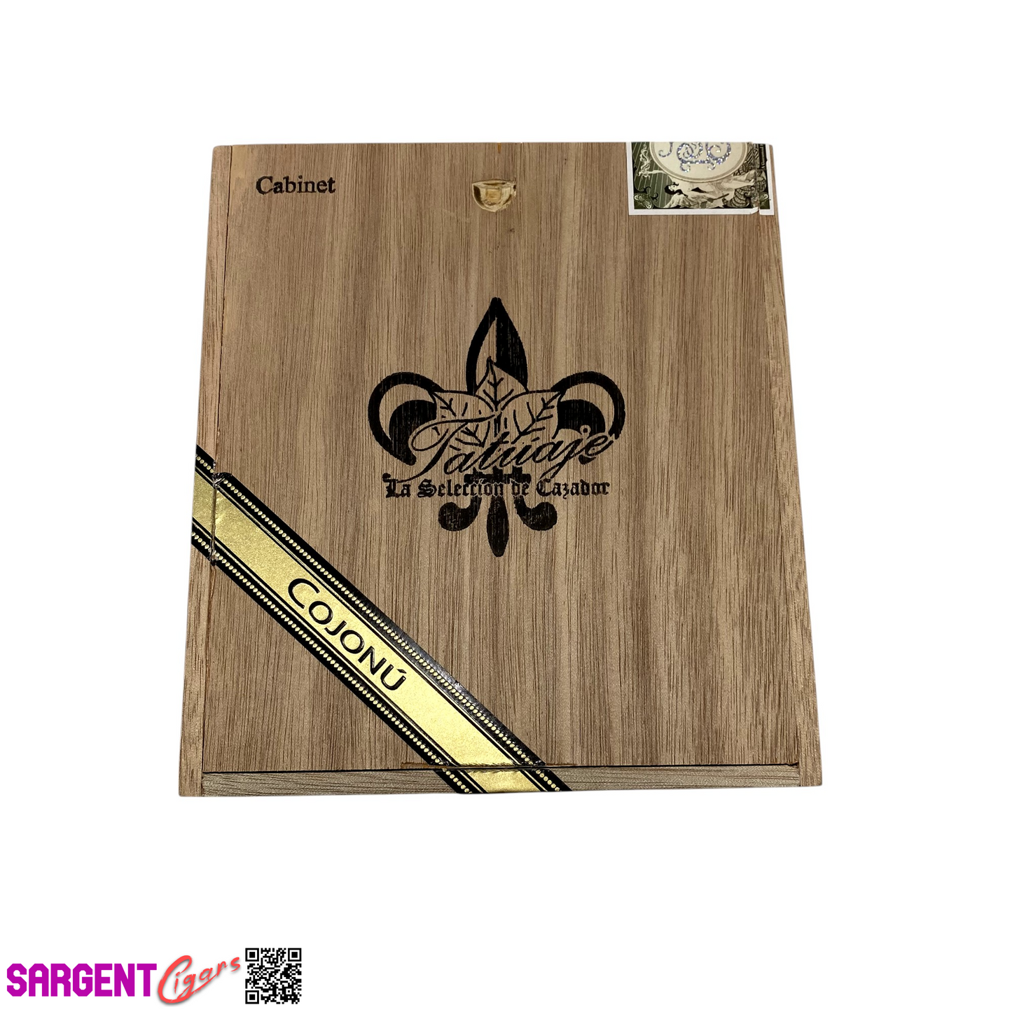 Tatuaje Cojonu 2012 Empty Wooden Cigar Box 6.25x7.25x2.5