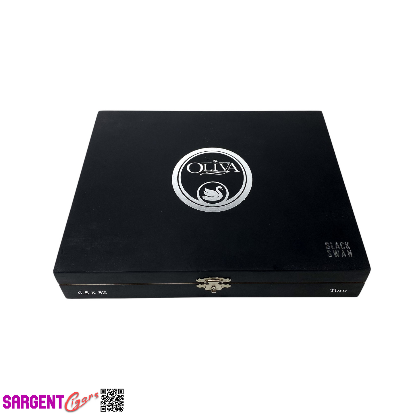 Oliva Black Swan Toro Empty Wooden Cigar Box 9x7.5x1.5