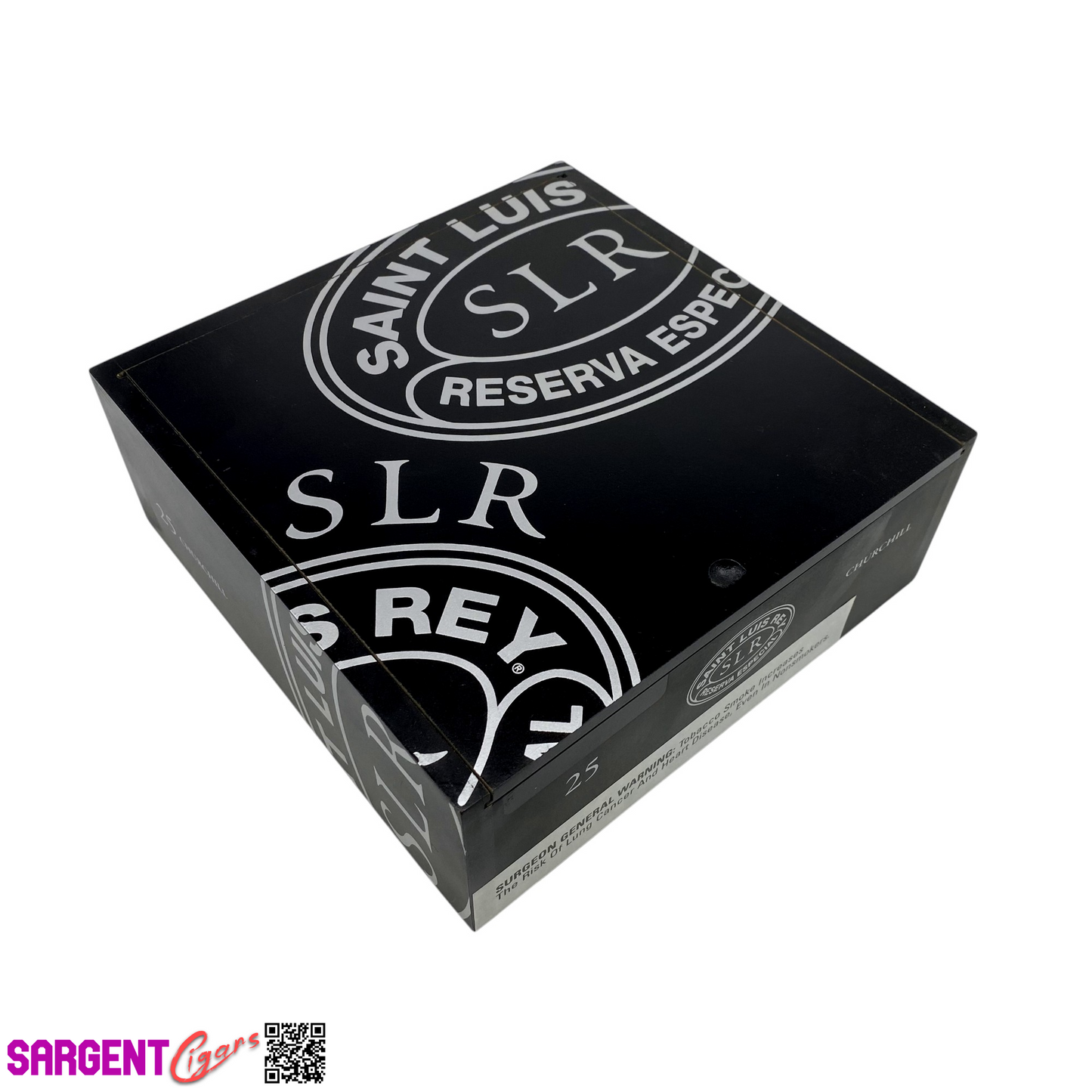 Saint Luis Rey Maduro Churchill Empty Wooden Cigar Box 8.25x8.25x3