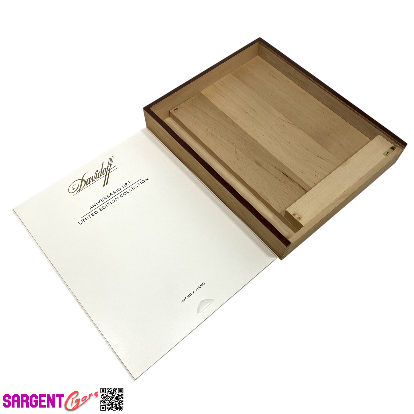 Davidoff Anniversario No1 Limited Edition Empty Wooden Cigar Box 8.5x10.5x1.5
