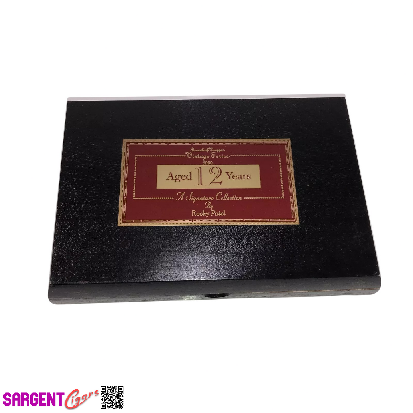 Rocky Patel Sixty 1990 Empty Wooden Cigar Box 10.5x7.25x2.25