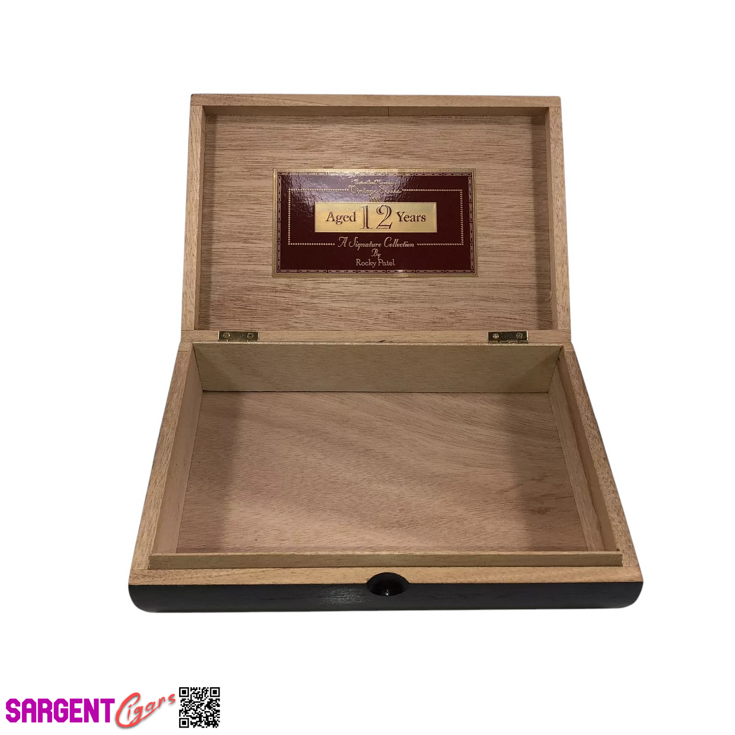 Rocky Patel Sixty 1990 Empty Wooden Cigar Box 10.5x7.25x2.25