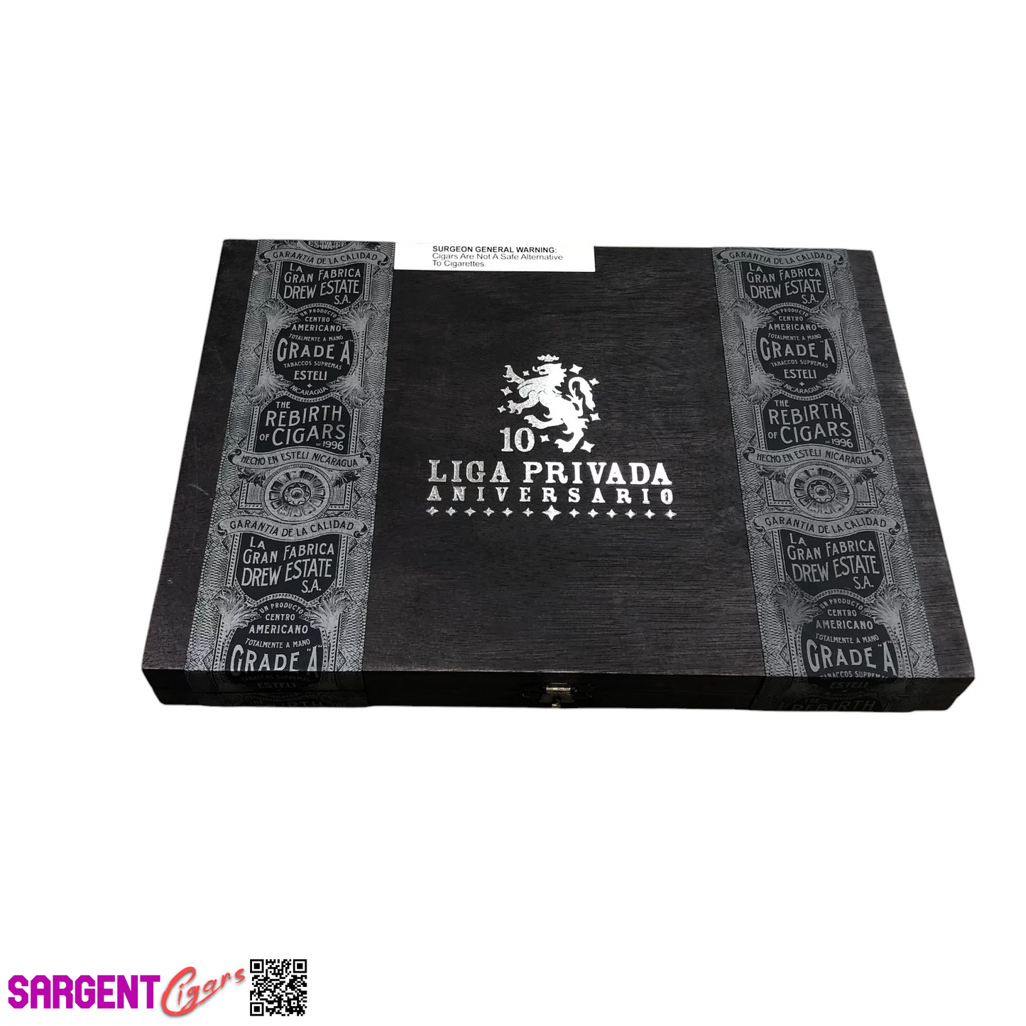 Liga Privada 10th Anniversary Toro Empty Wooden Cigar Box 11.5x8x1