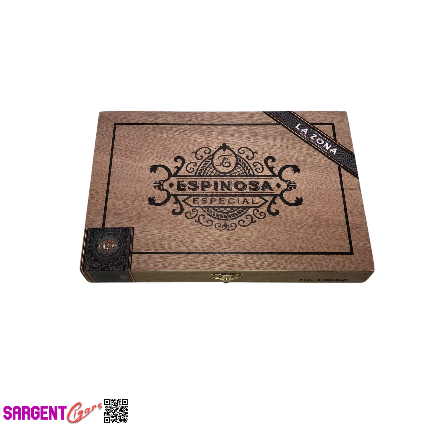 Espinosa Especial No4 Empty Wooden Cigar Box 8.75x6x1