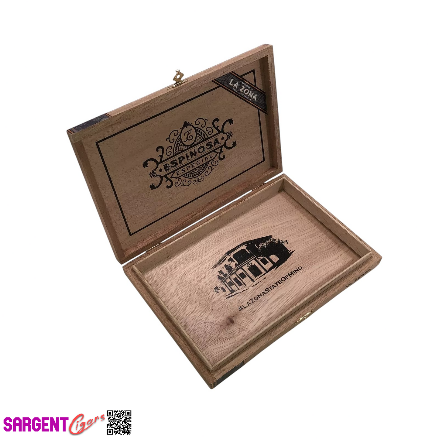 Espinosa Especial No4 Empty Wooden Cigar Box 8.75x6x1