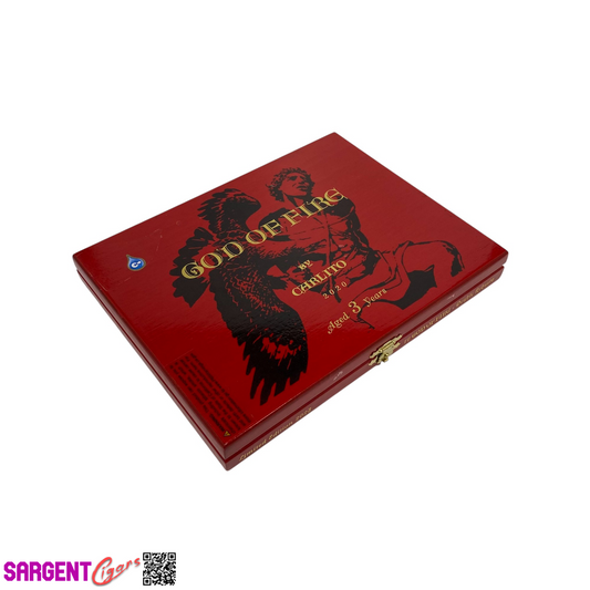 Arturo Fuente God Of Fire Double Robusto Empty Wooden Cigar Box 8.75x6.75x1