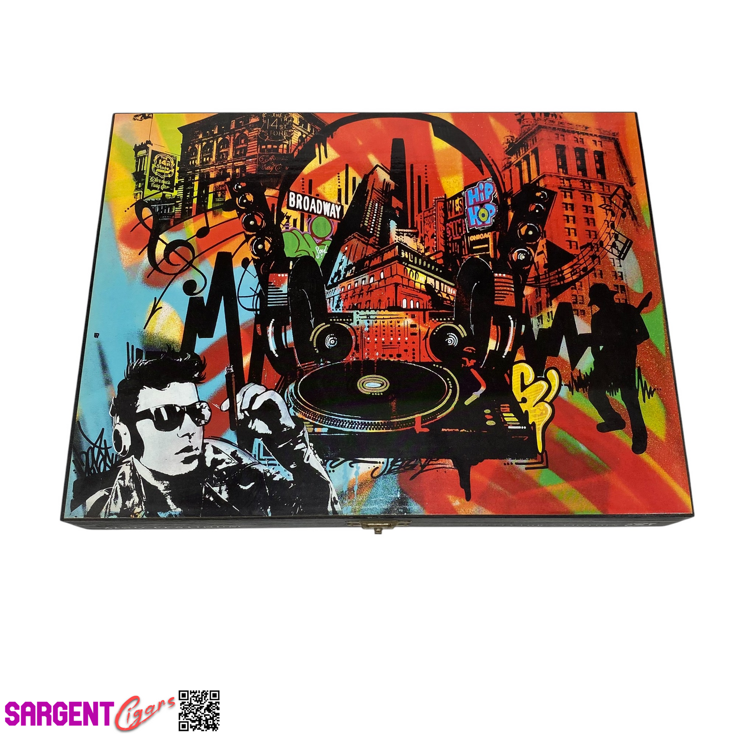 Zino Platinum Collectors Edition Empty Wooden Cigar Box 9.25x7x1 (1)