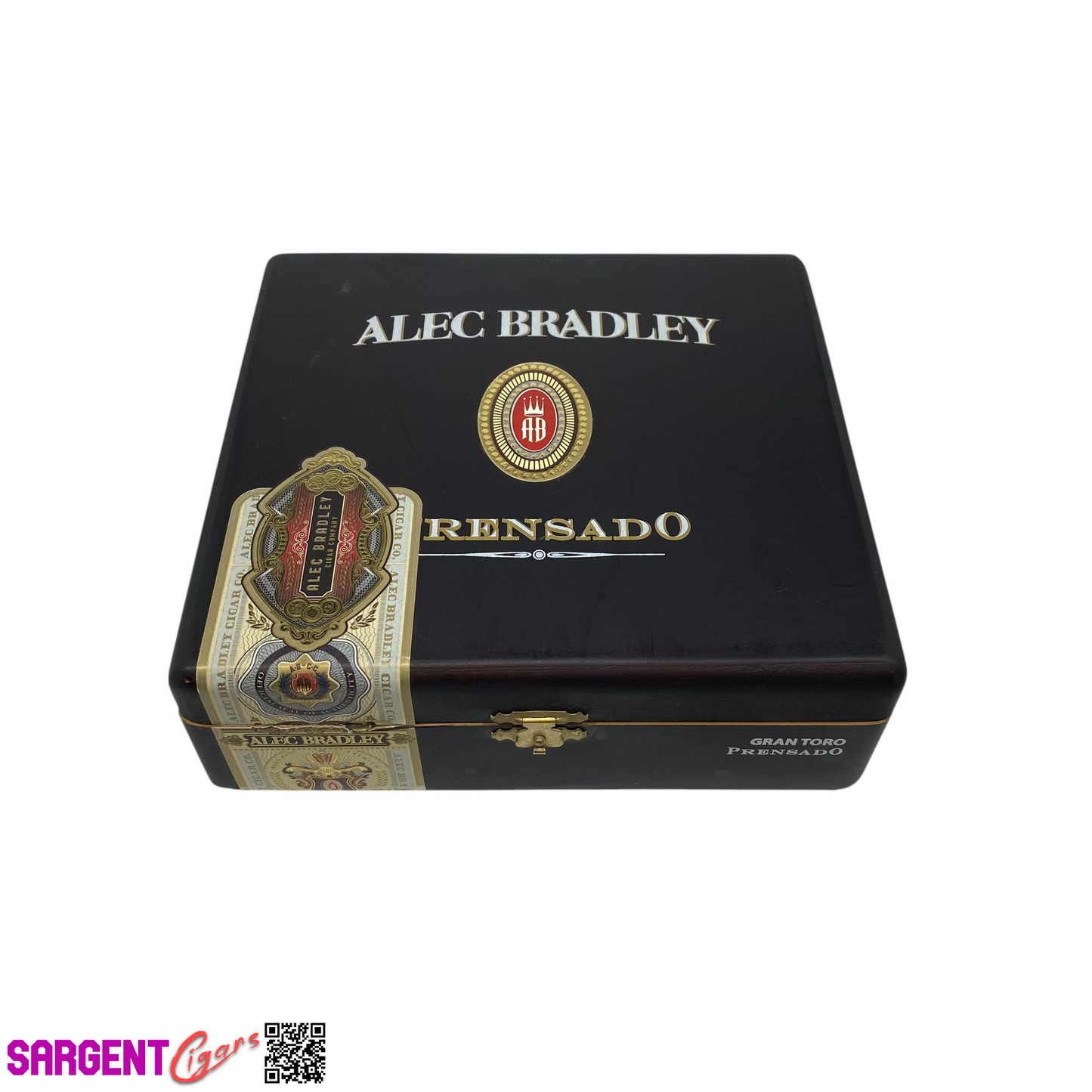 Alec Bradley Prensado Gran Toro Empty Wooden Cigar Box 7.5x7x2.5