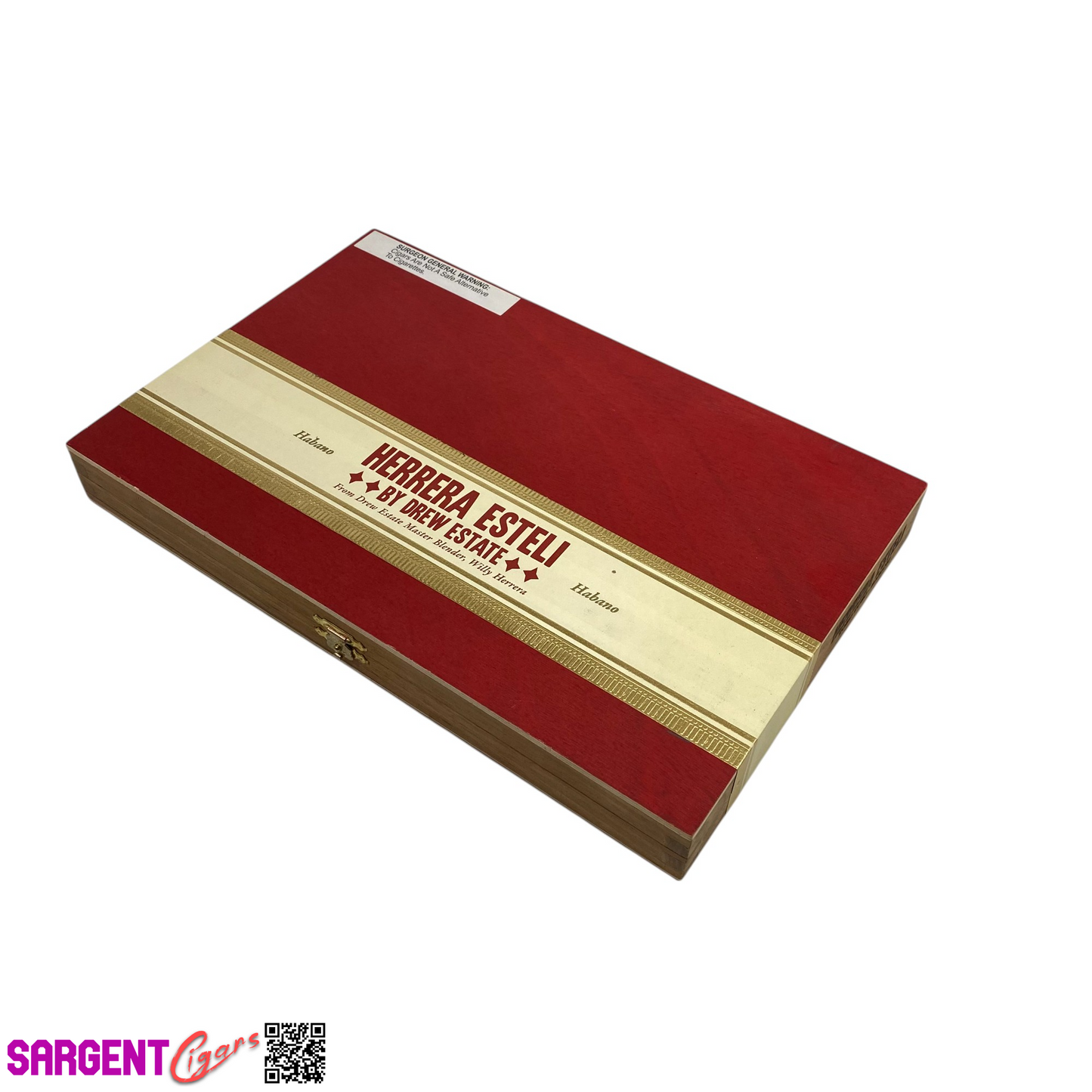 Herrera Esteli Hab Toro Tubo Empty Wooden Cigar Box 11.5x7.5x1.25