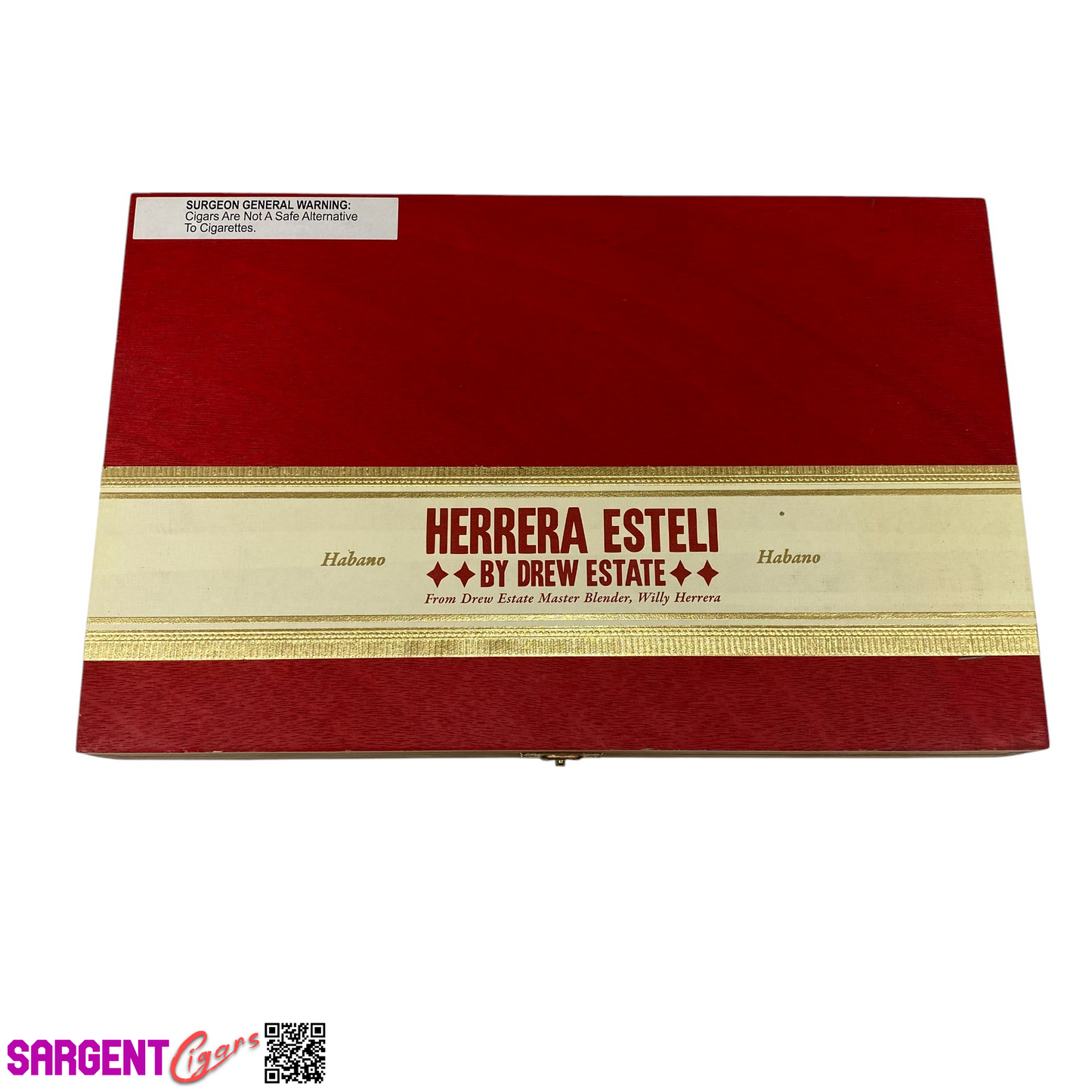 Herrera Esteli Hab Toro Tubo Empty Wooden Cigar Box 11.5x7.5x1.25
