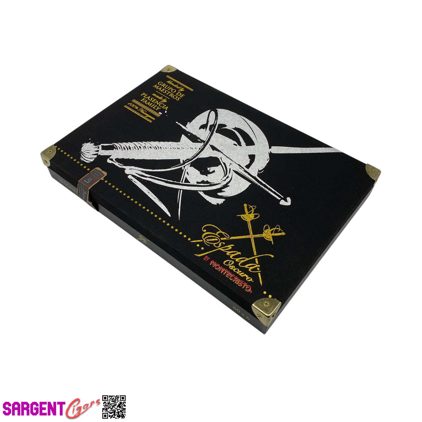 Montecristo Espada Oscuro Magnum Empty Wooden Cigar Box 10.5x7.25x1.5