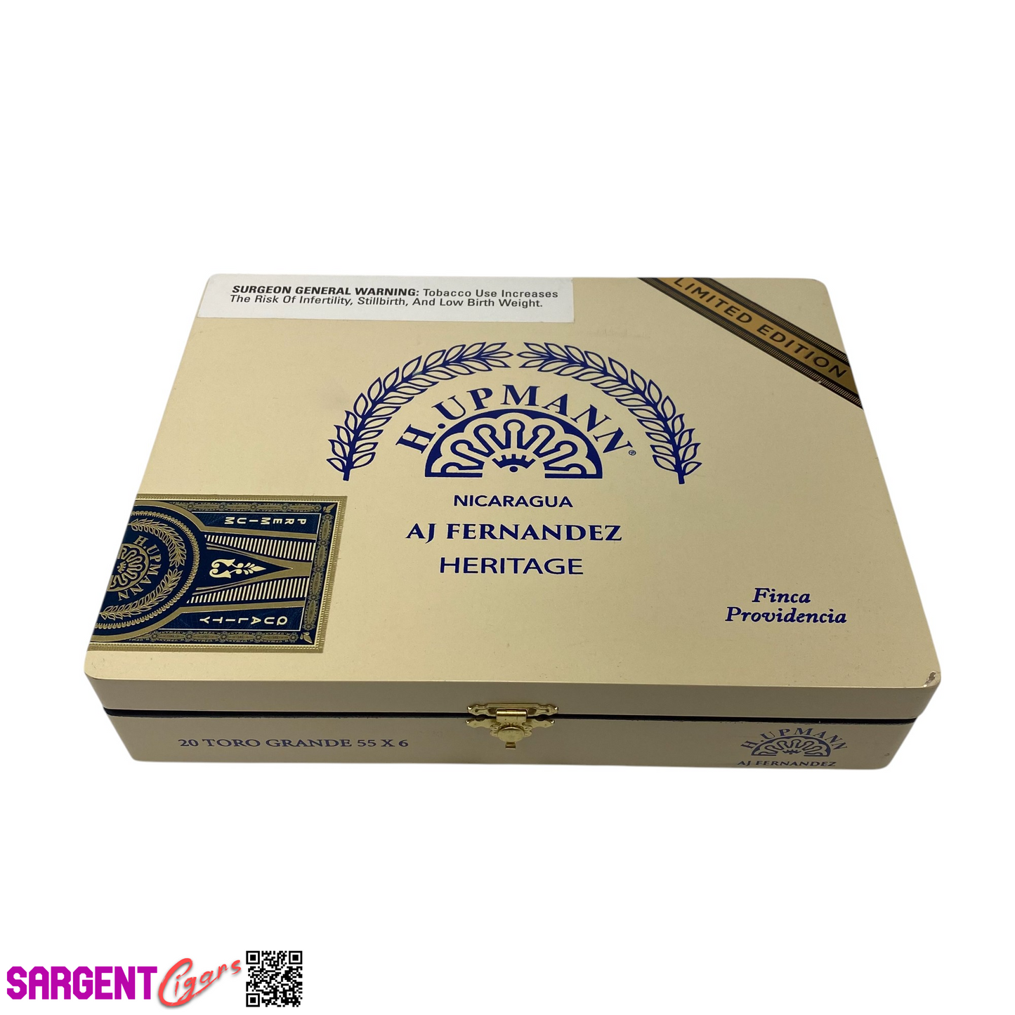 H Upmann Heritage Toro Grande Empty Wooden Cigar Box 9.5x7.25x2