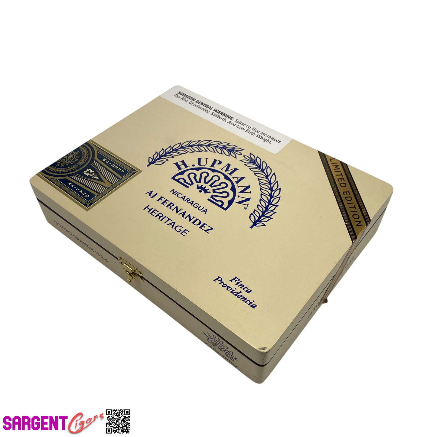 H Upmann Heritage Toro Grande Empty Wooden Cigar Box 9.5x7.25x2