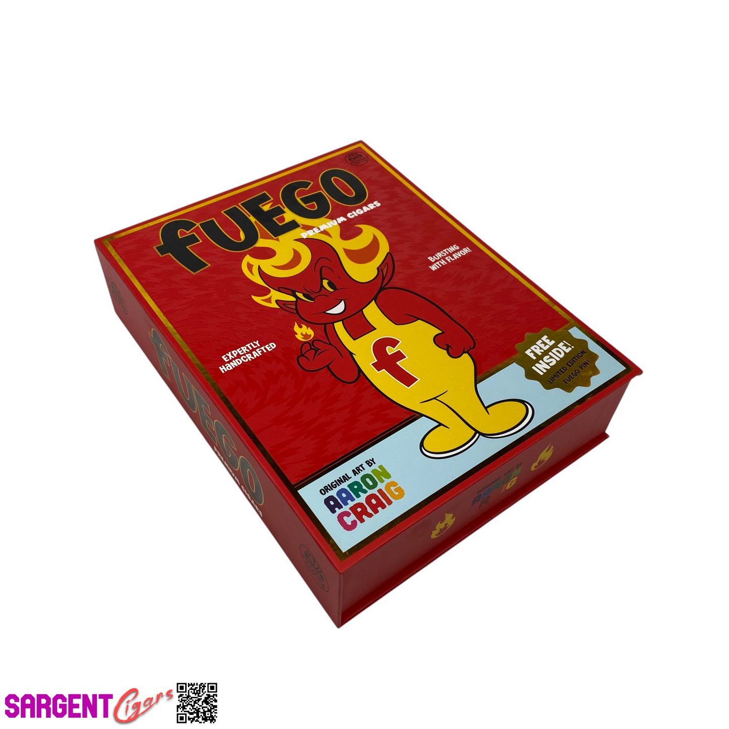 Fuego Empty Cigar Box 8.5x6.5x2