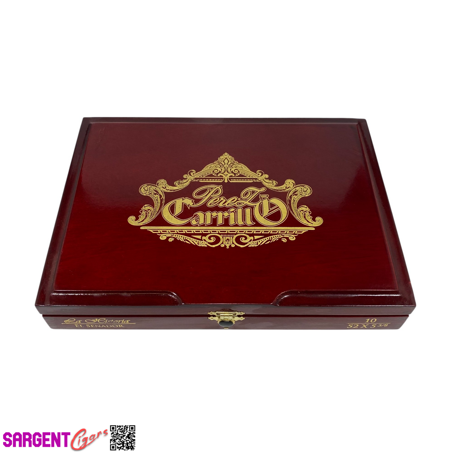 Ep Carrillo La Historia El Senador Empty Wooden Cigar Box 10.25x7.5x1.5