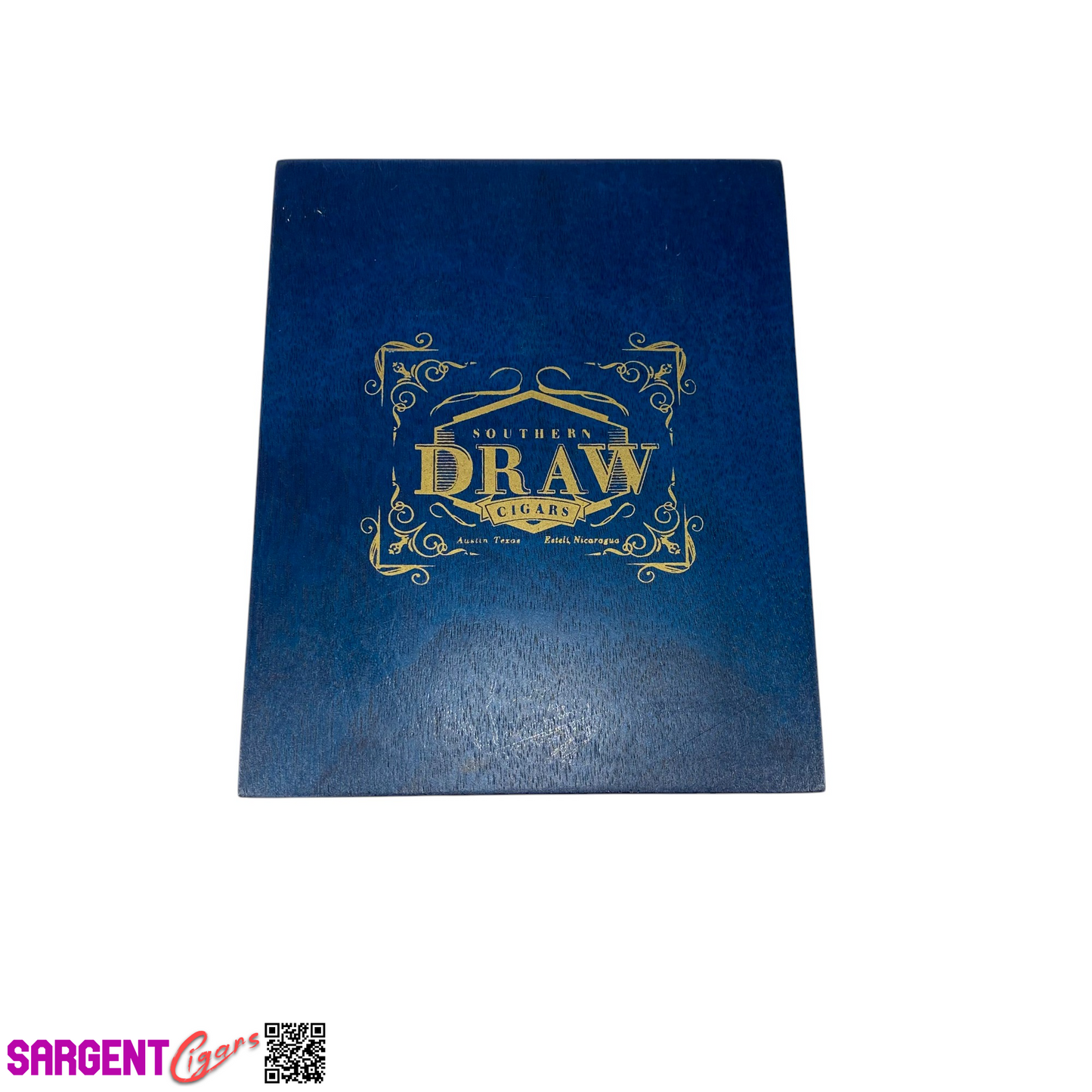 Southern Draw Jacobs Ladder Robusto Empty Wooden Cigar Box 5.5x6.5x4