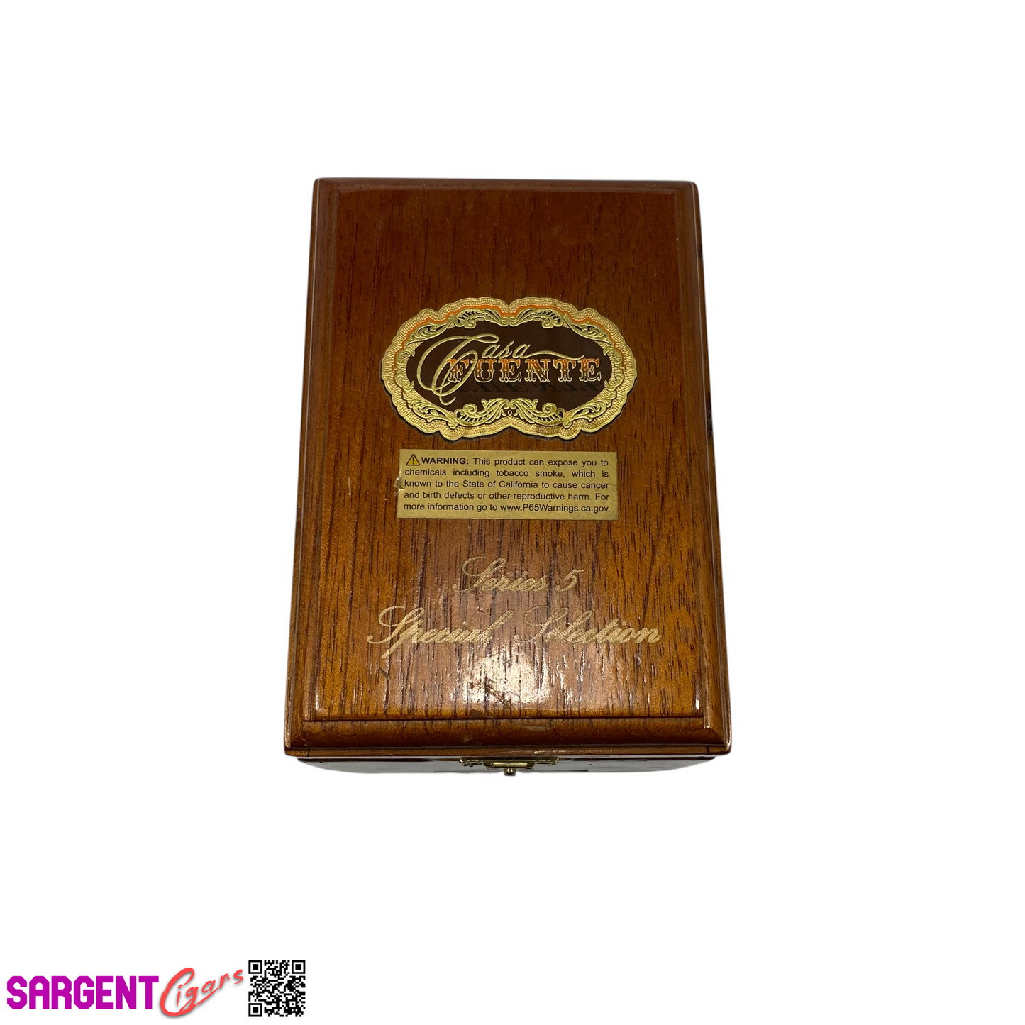 Arturo Fuente Casa 808 Empty Wooden Cigar Box 4.5x6.5x5