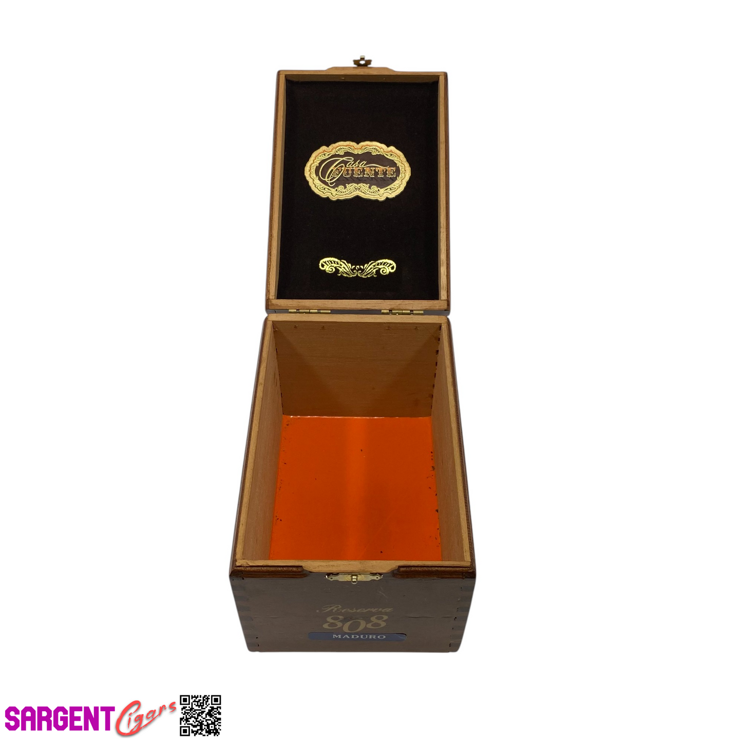 Arturo Fuente Casa 808 Empty Wooden Cigar Box 4.5x6.5x5
