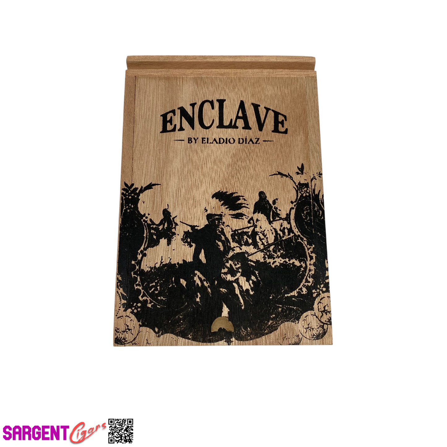 Aj Fernandez Enclave Eladio Diaz Toro Empty Wooden Cigar Box 4.75x7x4