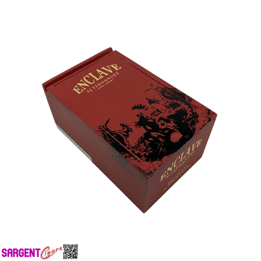 Aj Fernandez Enclave Broadleaf Toro Empty Wooden Cigar Box 4.75x7x3.75