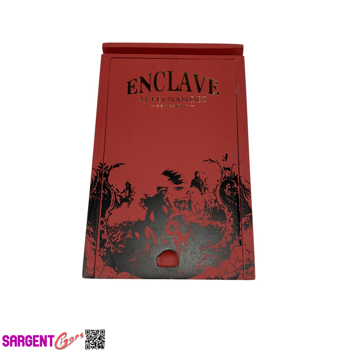 Aj Fernandez Enclave Broadleaf Toro Empty Wooden Cigar Box 4.75x7x3.75