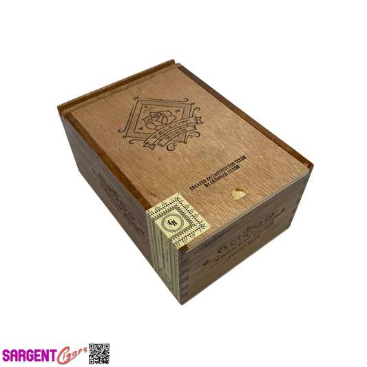 Crowned Heads Yellow Rose Empty Wooden Cigar Box 5x7.5x3.5