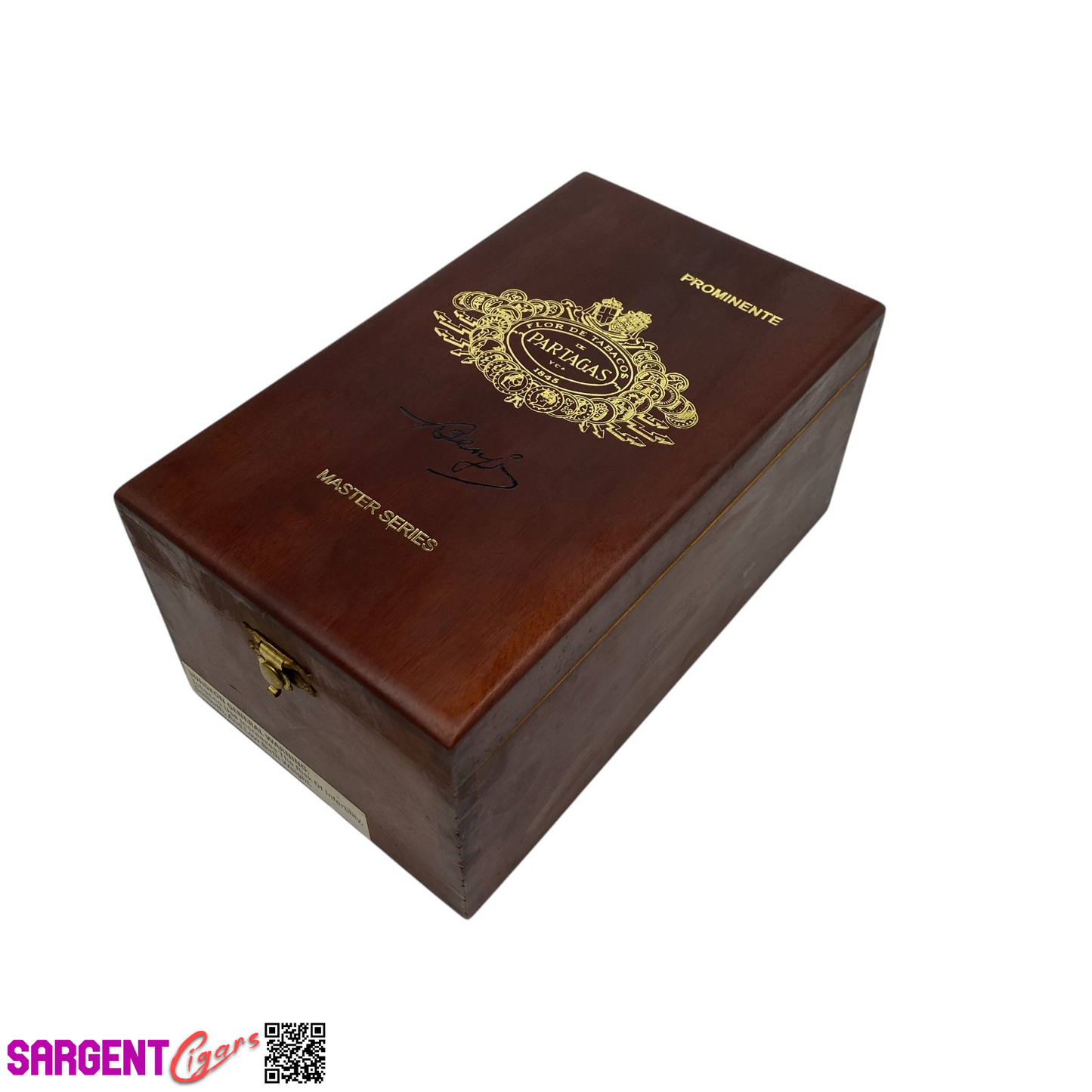 Partagas Prominente Benji Empty Wooden Cigar Box 4.75x8x4