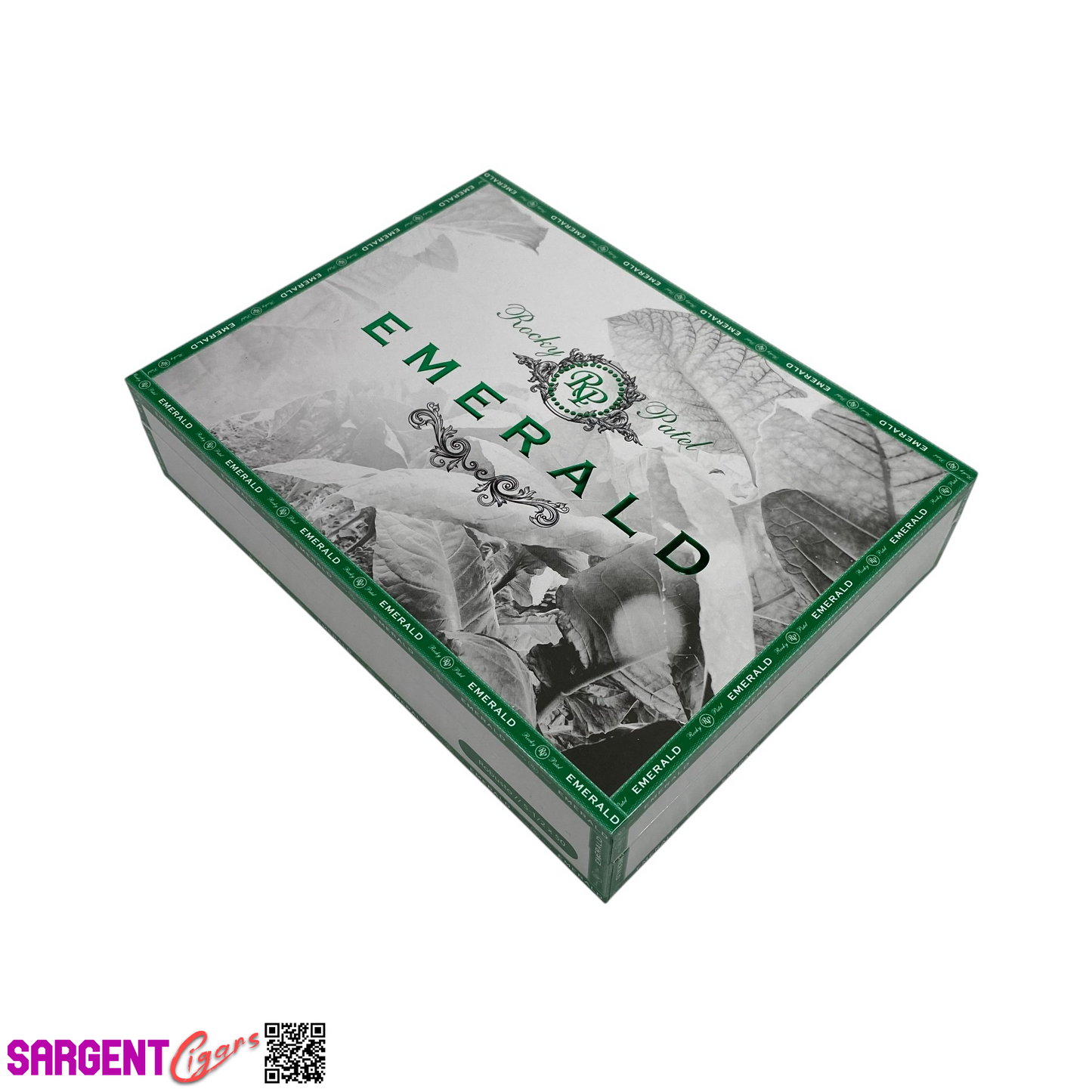 Rocky Patel Emerald Robusto Empty Wooden Cigar Box 9x6.75x2