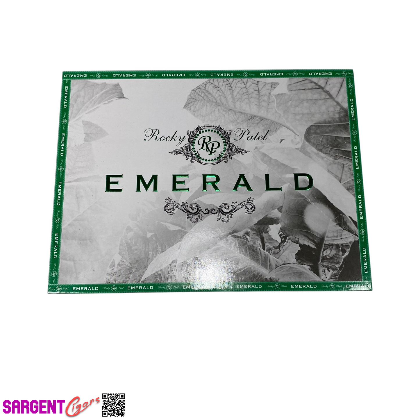 Rocky Patel Emerald Robusto Empty Wooden Cigar Box 9x6.75x2