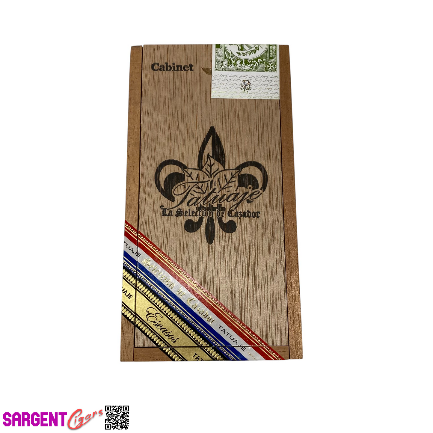 Tatuaje 50th Toro Empty Wooden Cigar Box 4x7.5x2.75