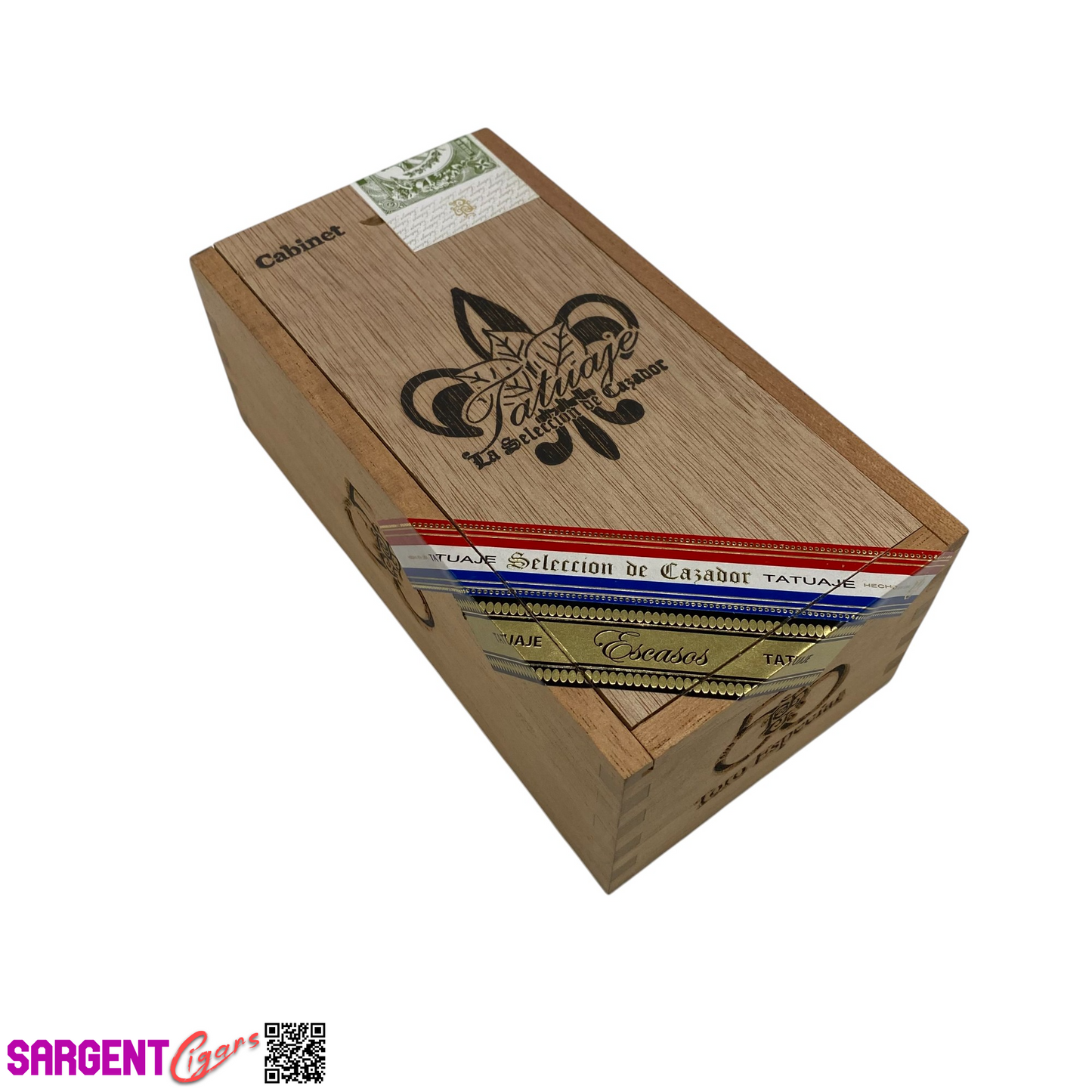 Tatuaje 50th Toro Empty Wooden Cigar Box 4x7.5x2.75